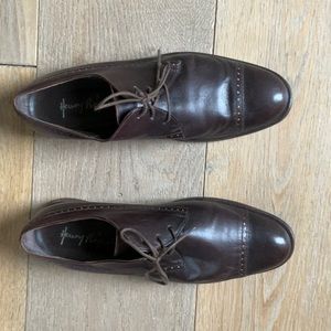 Henry Bejuelin is the maker of these shoes.  They were handmade  in Italy.